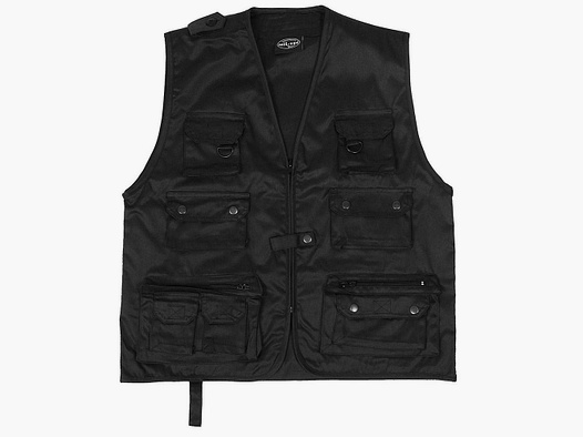 Mil-Tec Weste 3XL schwarz