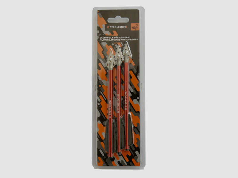 Steambow Stinger Jagdpfeile – Set aus 3 Stk.
