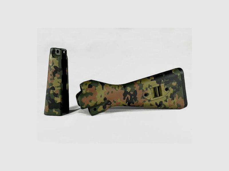 Heckler & Koch MP5 / SP5 Schaft-SET, CERAKOTE Flecktarn