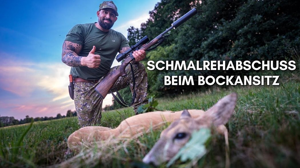 1 Schuss 1 Treffer! Bodybuilder erlegt Schmalreh | Wolter Wild