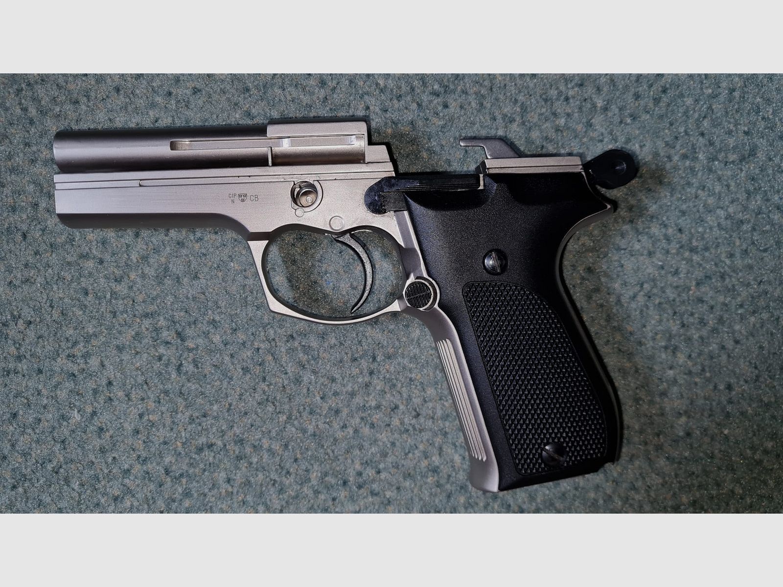 Walther P88 Schreckschuss Pistole 9mm P.A.K. bicolor/vernickelt