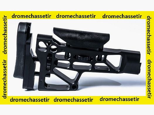 MDT Skeleton V4 Schaft, aus Aluminium, verstellbare Wangenauflage und Schaftkappe, schwarz