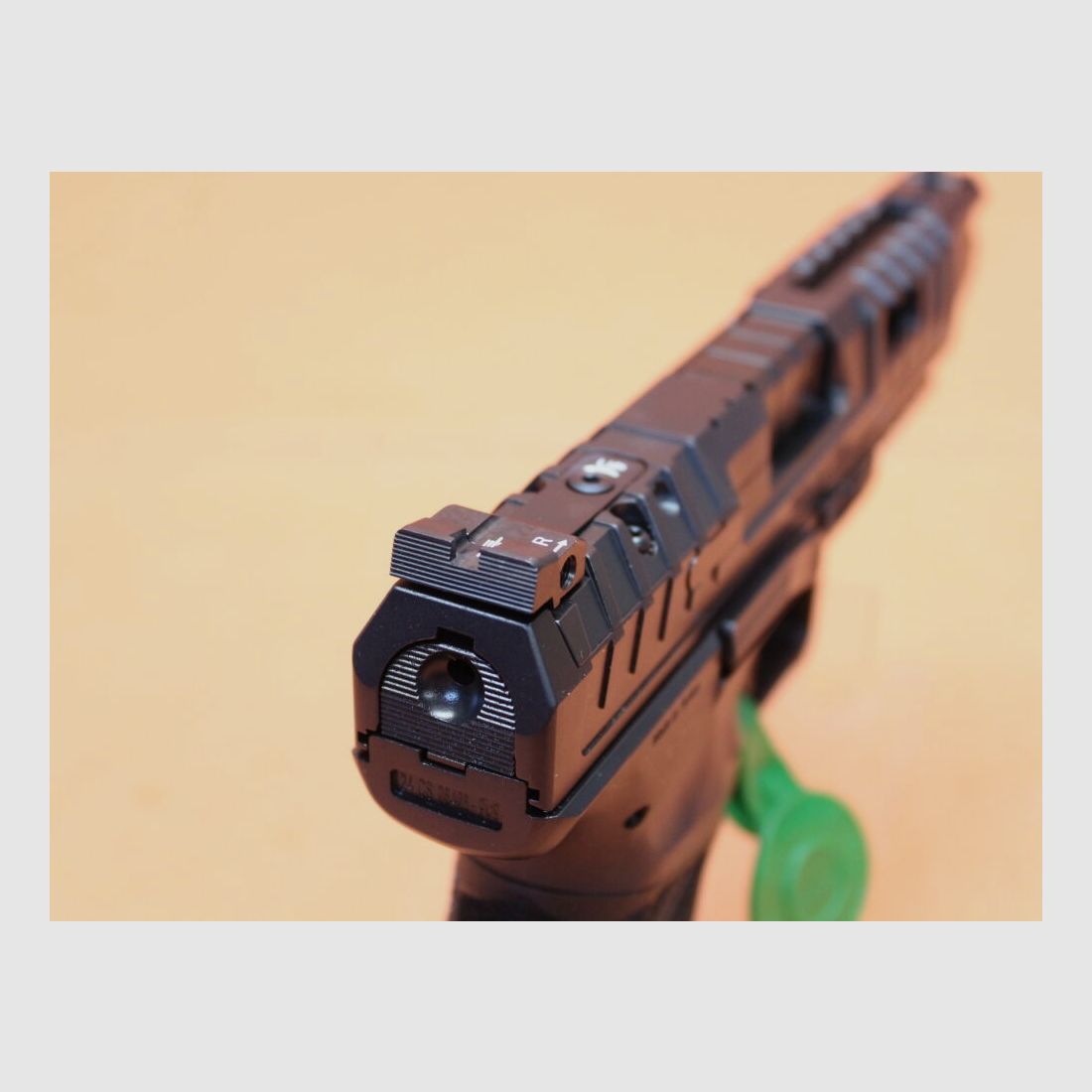 CANIK Ha.Pistolet 9mmLuger CANIK TP9 SFx RIVAL-S Noir 127mm Canon, Glissière Optic-Ready pour Red Dot Sight