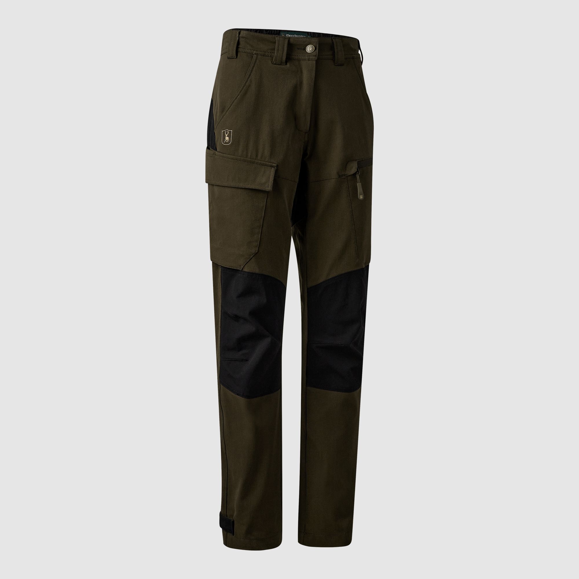 Deerhunter Lady Sarek Pantalon Full Stretch Femme Fallen Leaf/Noir 44S