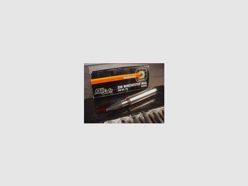 Büchsenpatronen Winchester Supreme 338 Winchester Mag. 230gr.  FS!!!