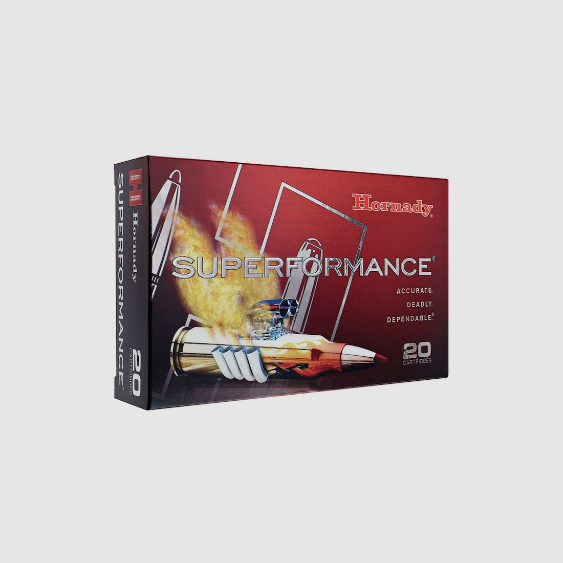 Hornady Superformance 6mm Creedmoor 90GR CX 20 patronen