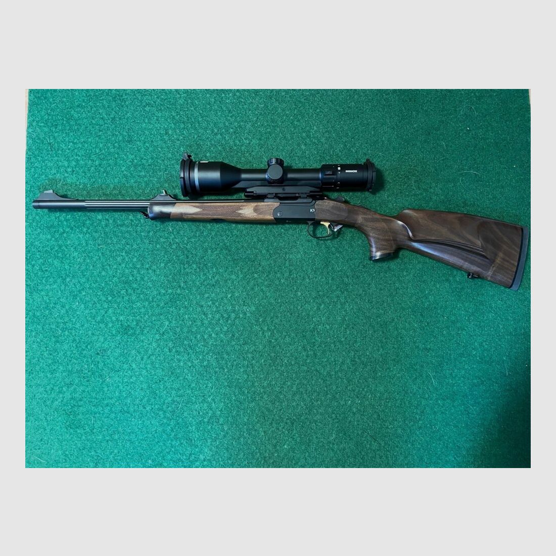 Merkel dream weapon MERKEL KIPPLAUFBÜCHSE K5 EXTREME .308 Win. Mounted zeroed in