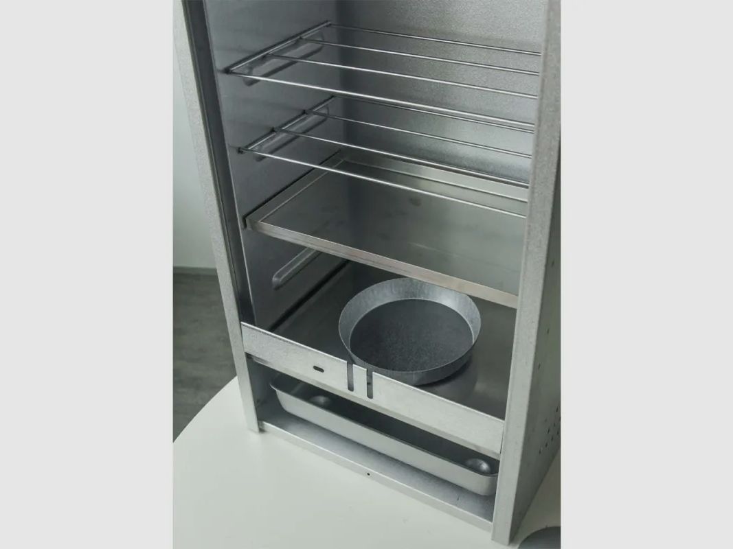 Peetz 52001 Smoker aus aluminisiertem Stahl 75 cm, Bild 4 von 14