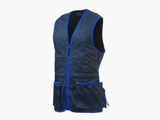 Beretta Schießweste Trap Cotton Blue Navy GT041, Größe 4XL