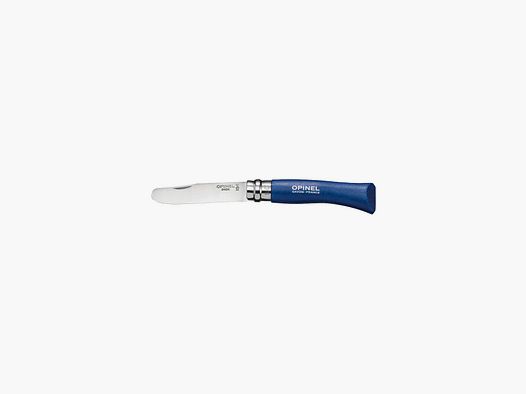 Coltello Opinel 07 Rasoio lama inox manico legno colorato blu