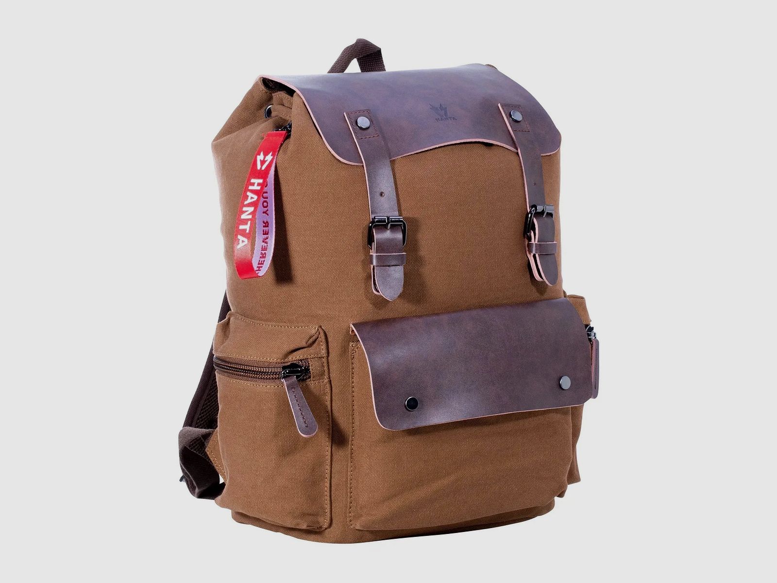 Hanta Hanta Nature Rucksack Canvas 25 L - Grau