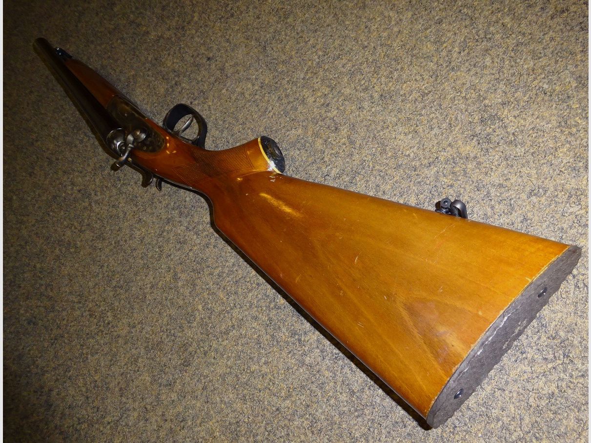 Kutscherflinte - Hahn-Doppelflinte von NORIS, Kal. 12/70, gekürzt von Meisterhand
