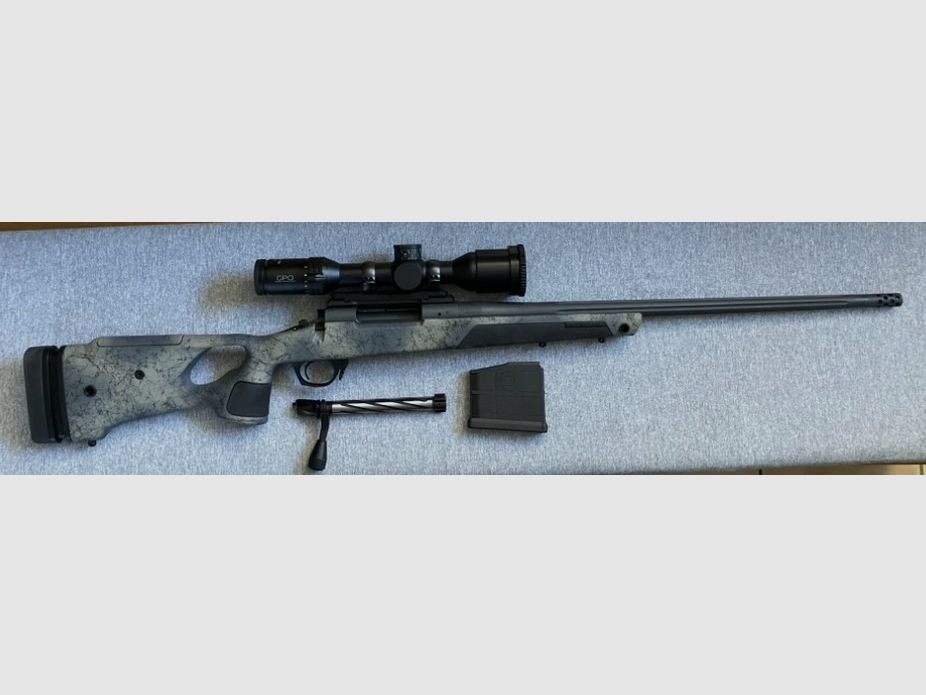 Bergara B14 Wilderness Thumbole Steel .30-06 Springfield incl. GPO Spectra 8x 1.6-13x44i Comme neuf TOP