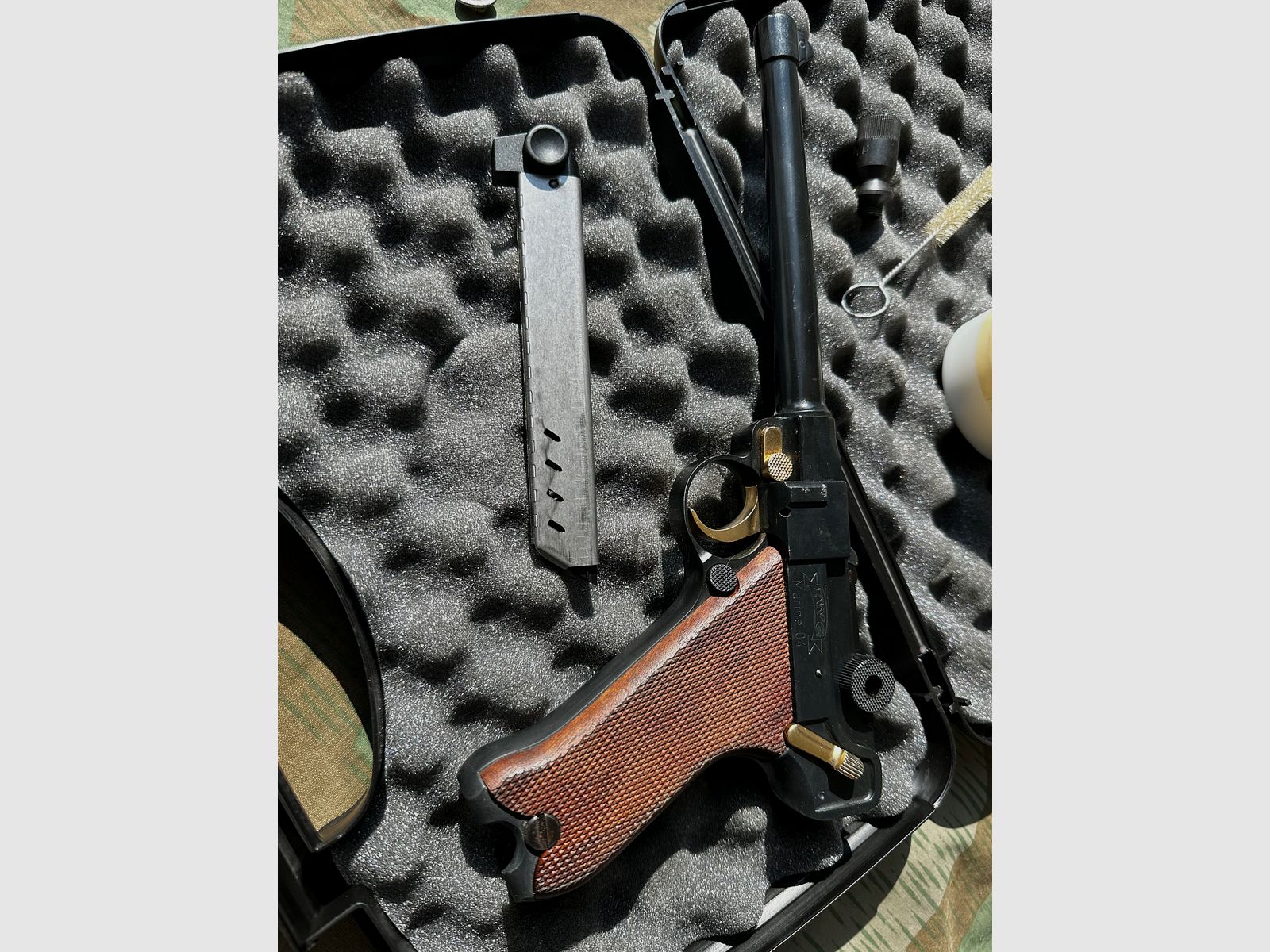 Luger 04 Marinepistole 1er Guerre mondiale 8mm coup de feu de détresse