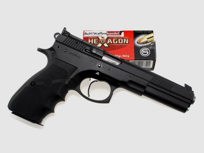 Waffen Oschatz CZ75 Sport II SA (Sport 2) SAO Abzug 6 Zoll Longslide Matchpistole