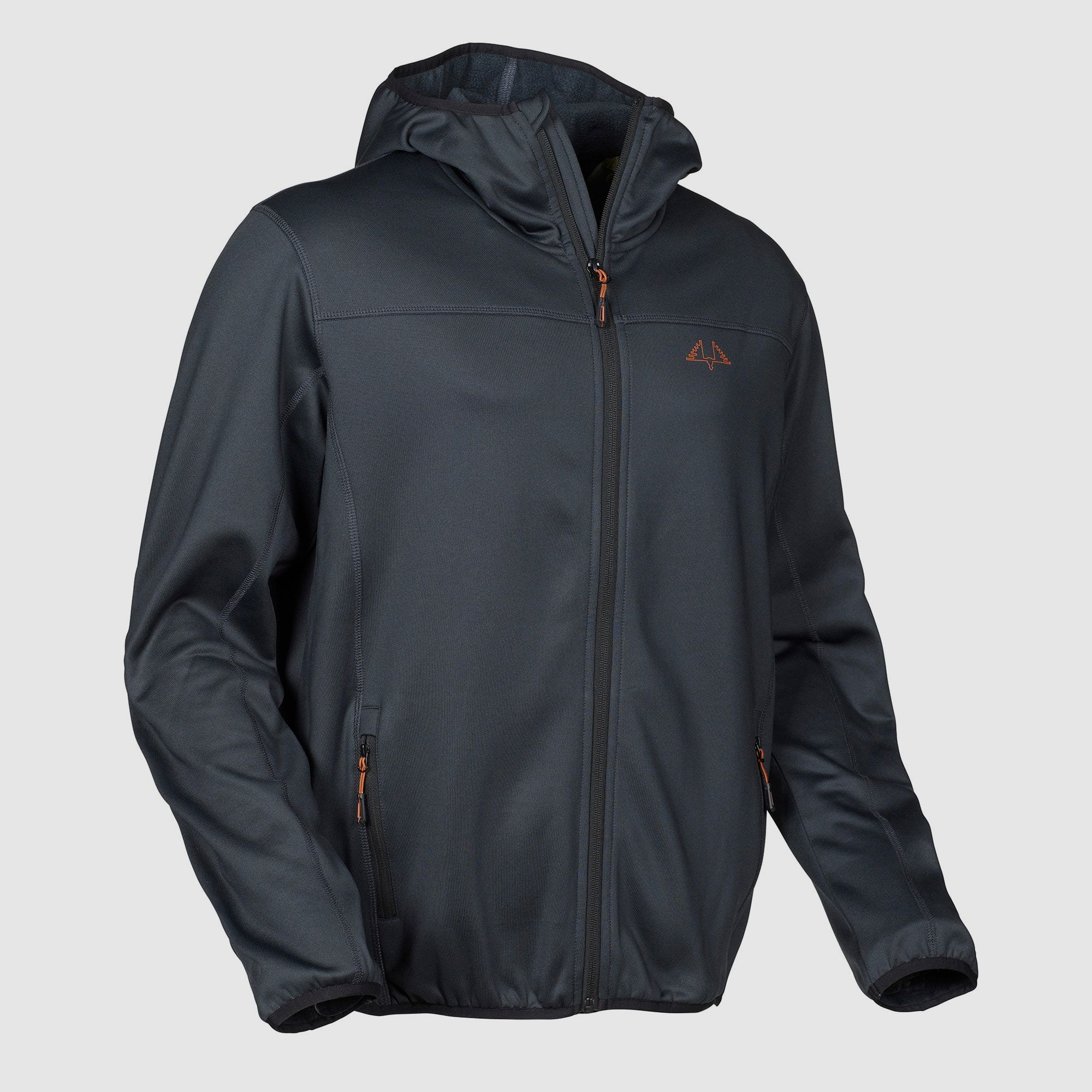 Swedteam Alpha Full Zip Sweater Men Dark Grey 2XL