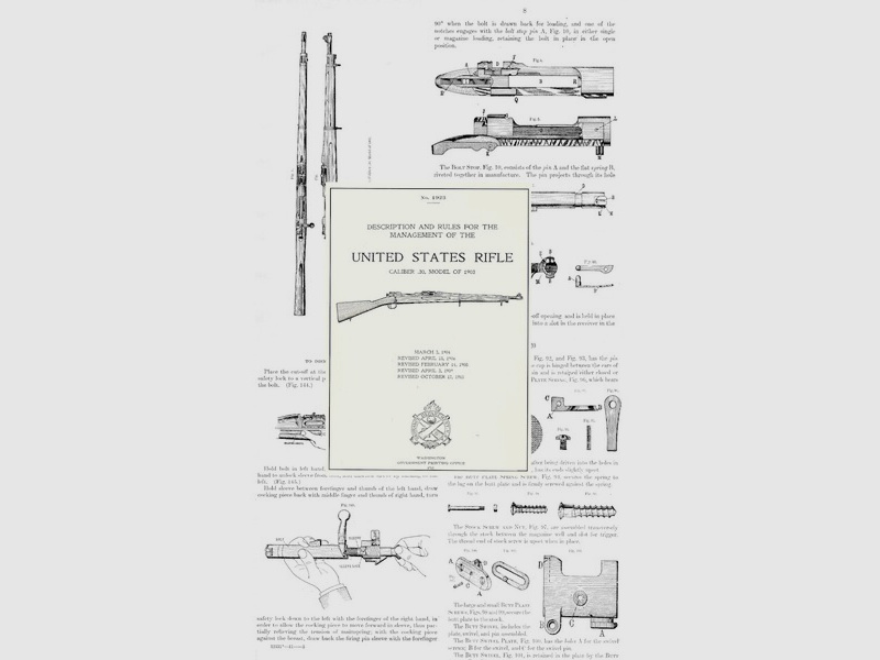 Nachdruck US-Dienstvorschrift Gewehr Springfield 1903 von 1911