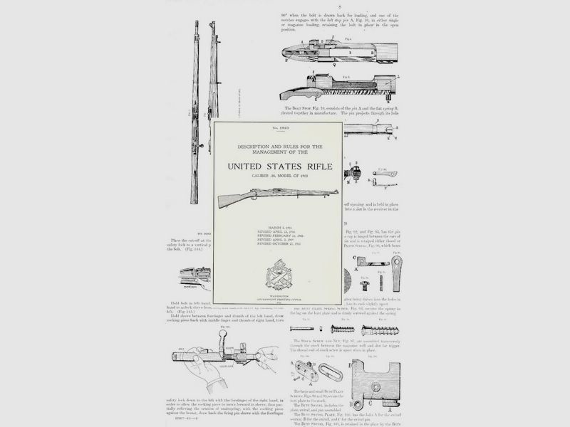 Nachdruck US-Dienstvorschrift Gewehr Springfield 1903 von 1911