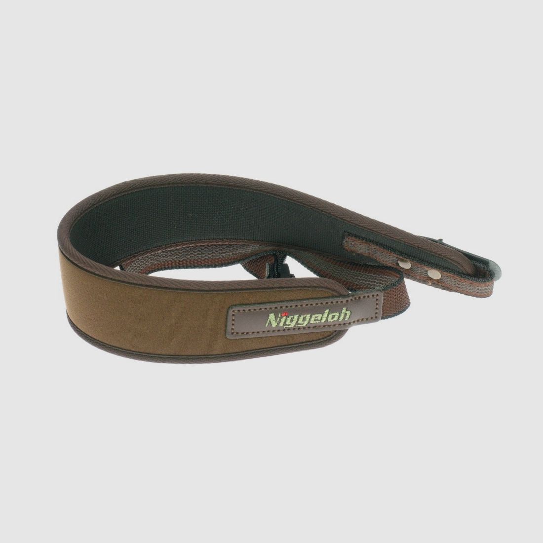 NIGGELOH Gewehrgurt braun120cm Neopren m. Schnellverschlüssen