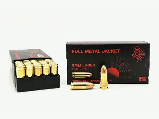 Geco Geco EU 8,0g/124 grs. FMJ 1000 stuks.