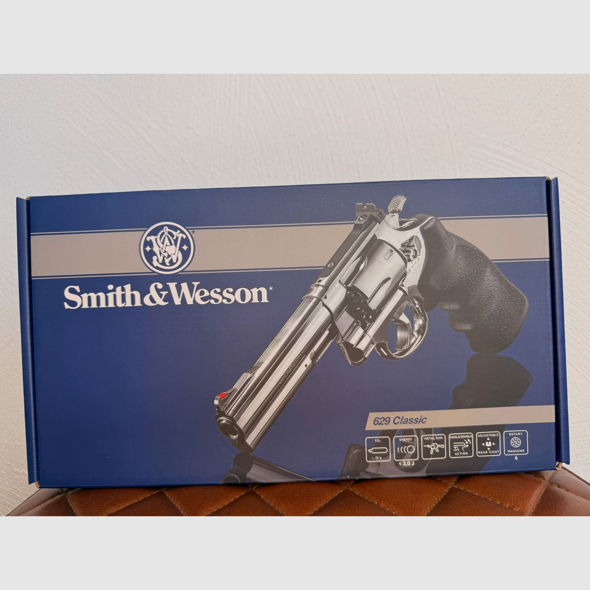 Umarex Smith & Wesson 629 Classic 6.5 inch Co2 revolver .177 caliber steel BB