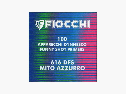 Fiocchi Primers 616 dfs mito azzurro