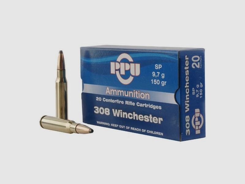 308 Winchester PARTIZAN Soft Point (caja de 20)