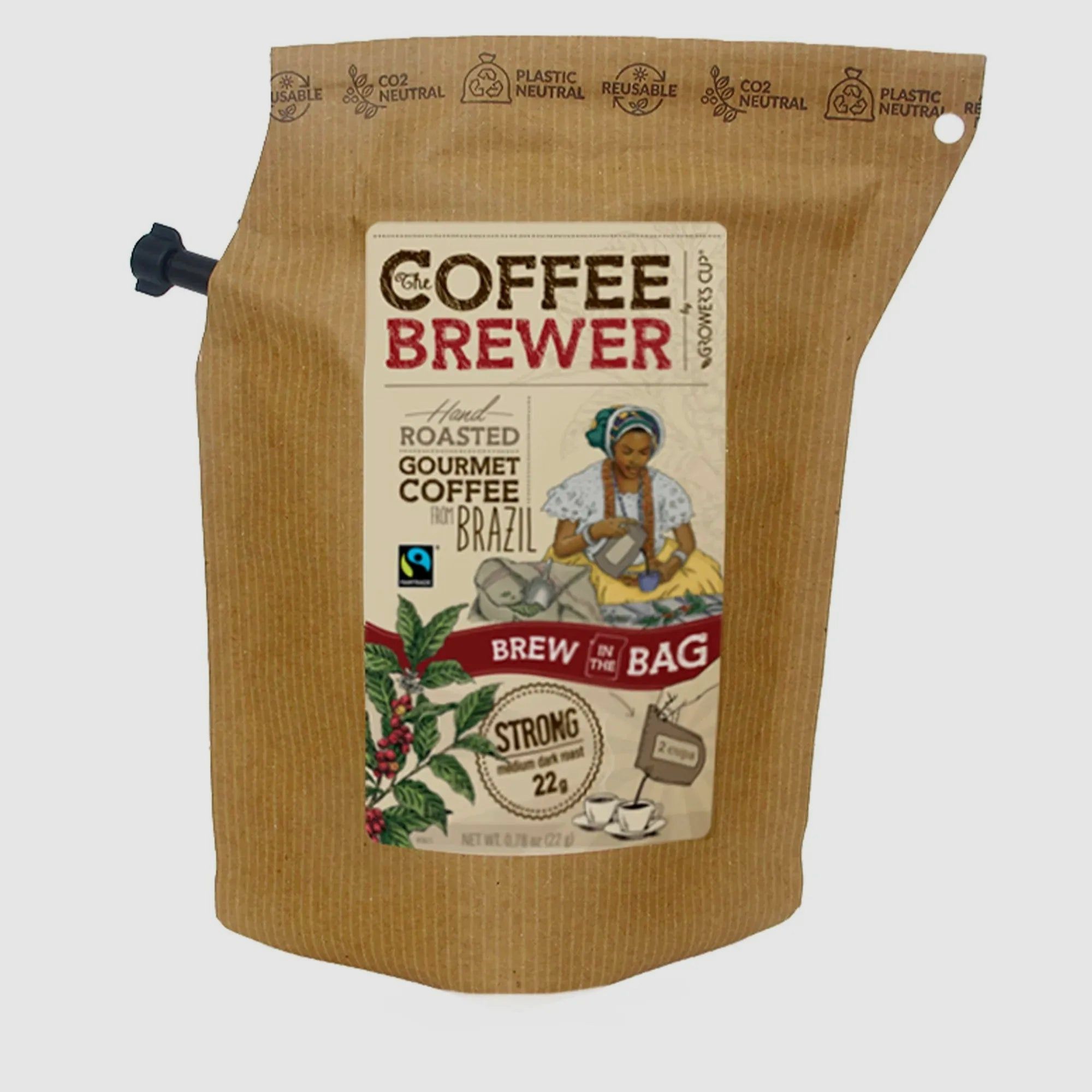 The Brew Company Outdoorkaffee 2 Cups Brazil 22 g