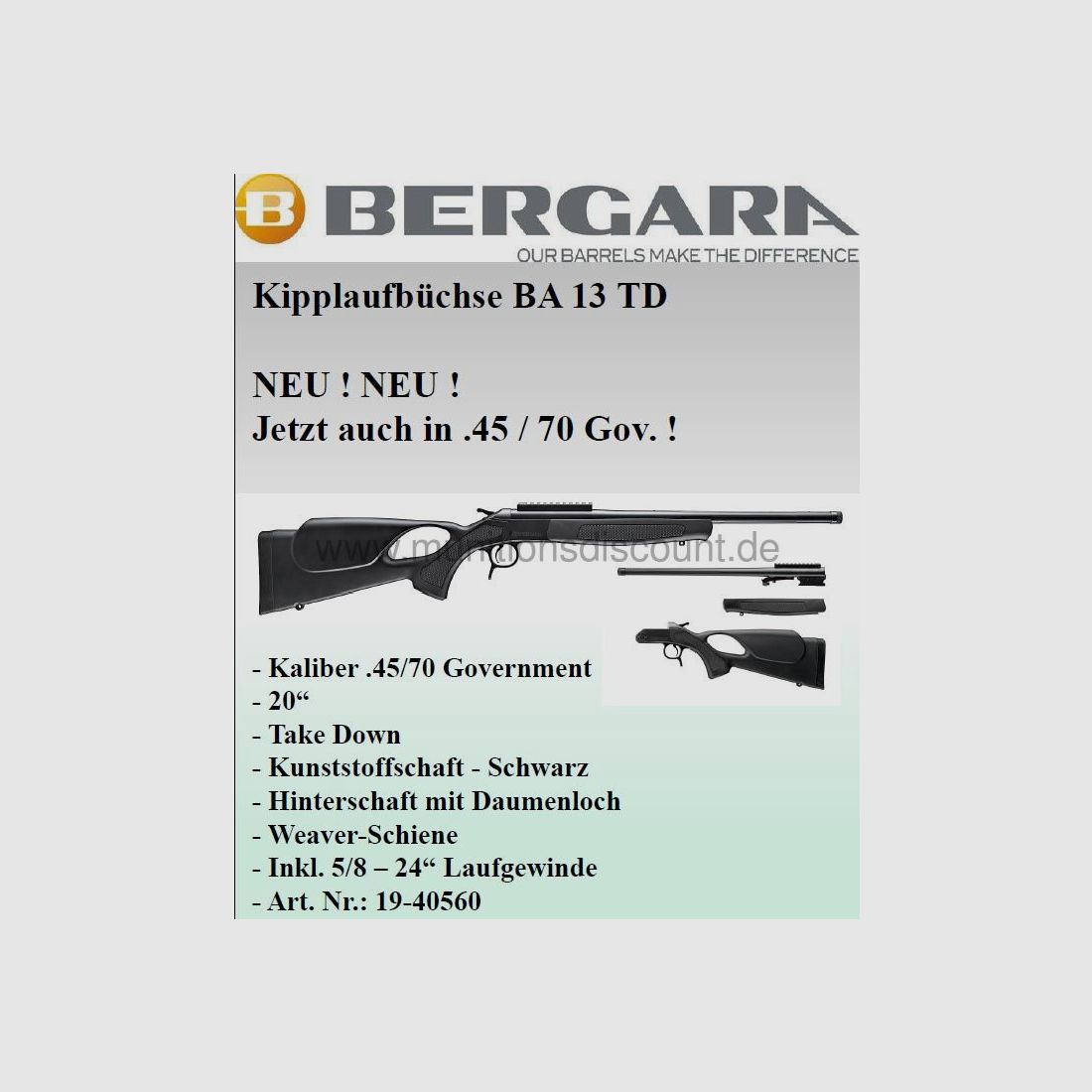 Bergara BA-13 Take Down