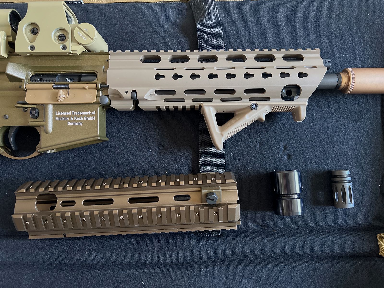 VFC HK416 A5 GBBR Airsoft met accessoires