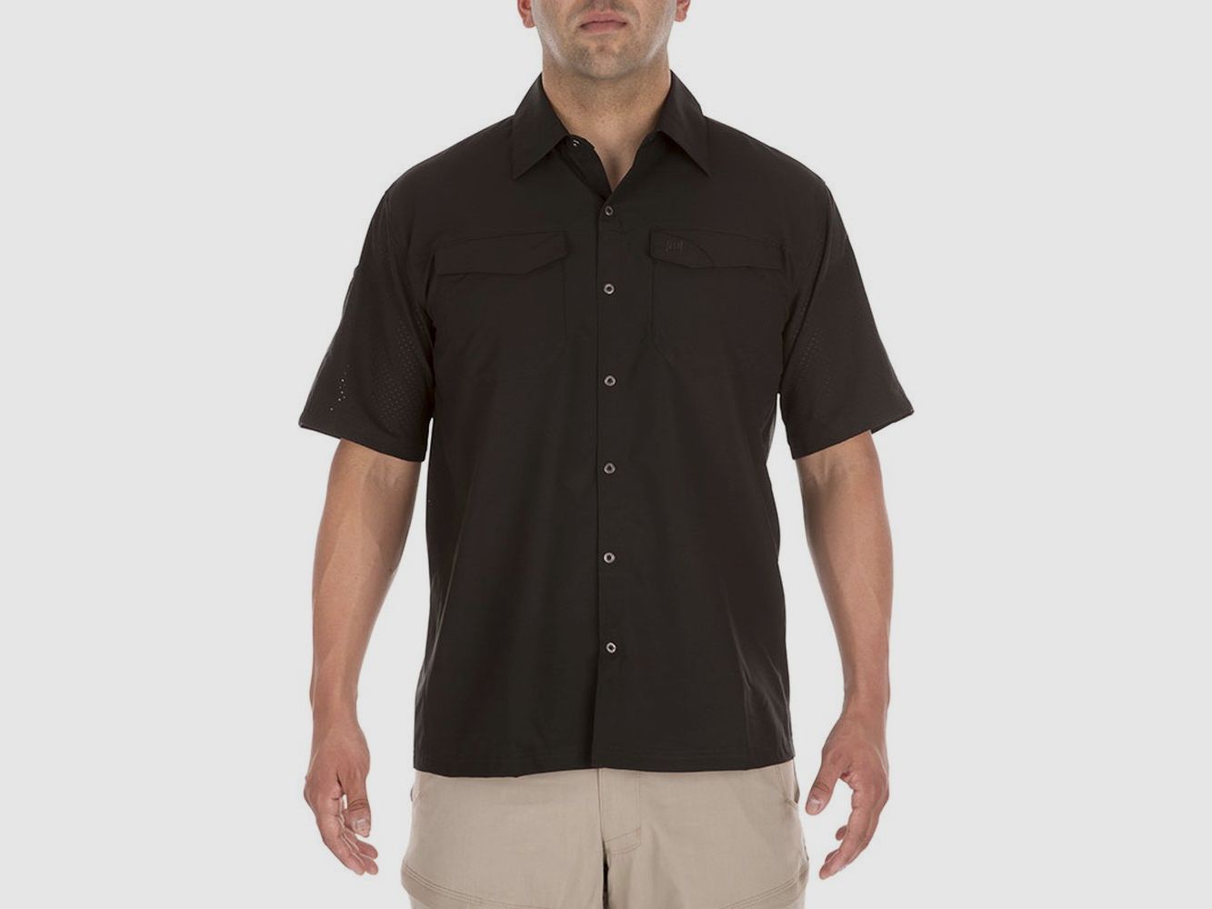 5.11 Tactical Freedom Flex Woven Shirt - Short Sleeve Battle Brown S
