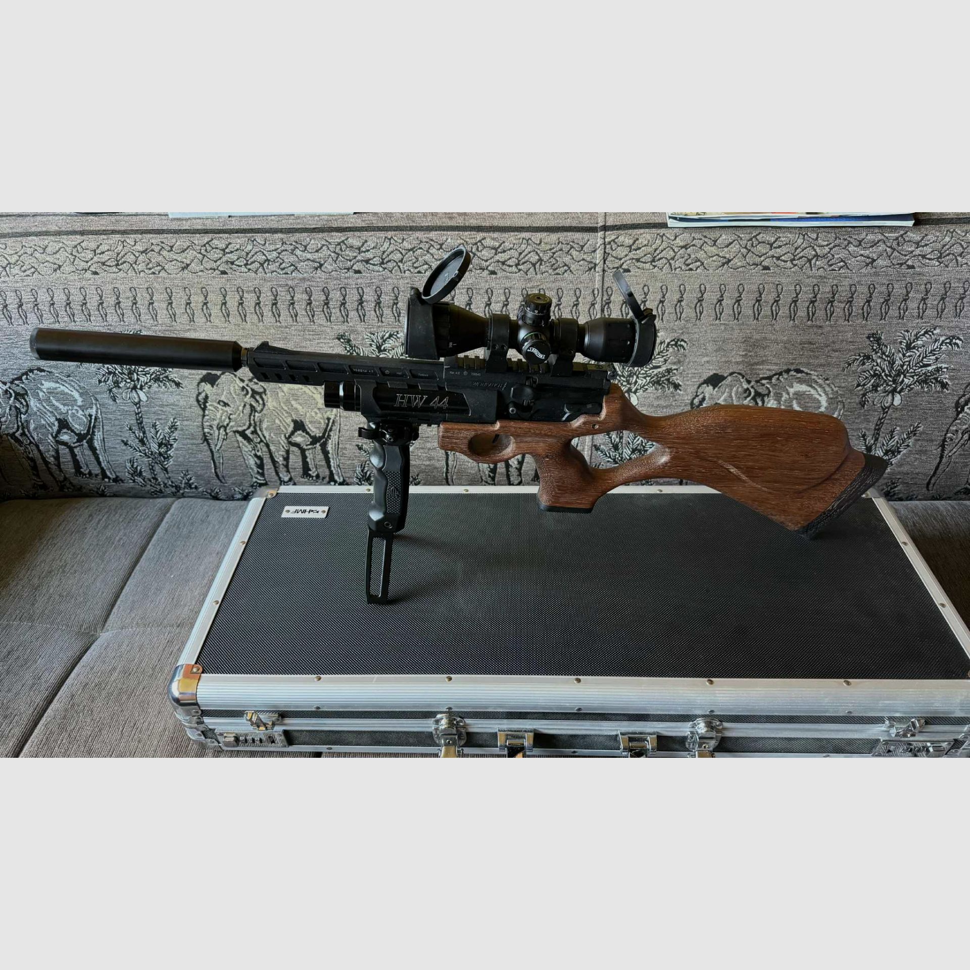 Weihrauch HW44 Pistole / Taktischer Pistolenkarabiener Komplettpaket HW 44