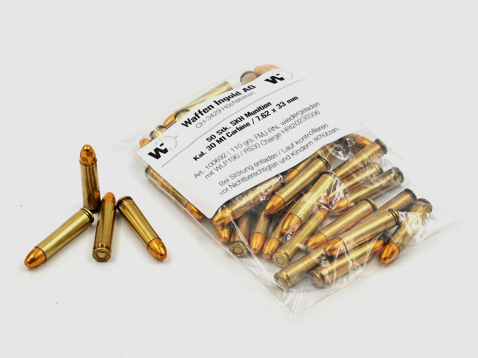 SKH, 30 Carbine, HS-RK, 110 gr., 50 pcs.