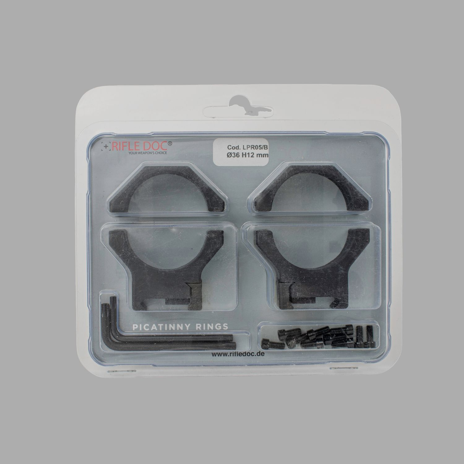 Zielfernrohrmontage | Ø36mm | Höhe 12mm