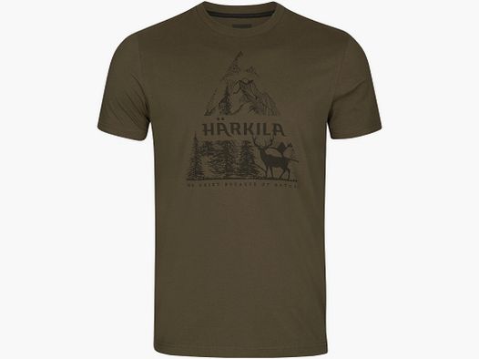 Härkila Nature T-shirt for Men, Willow Green