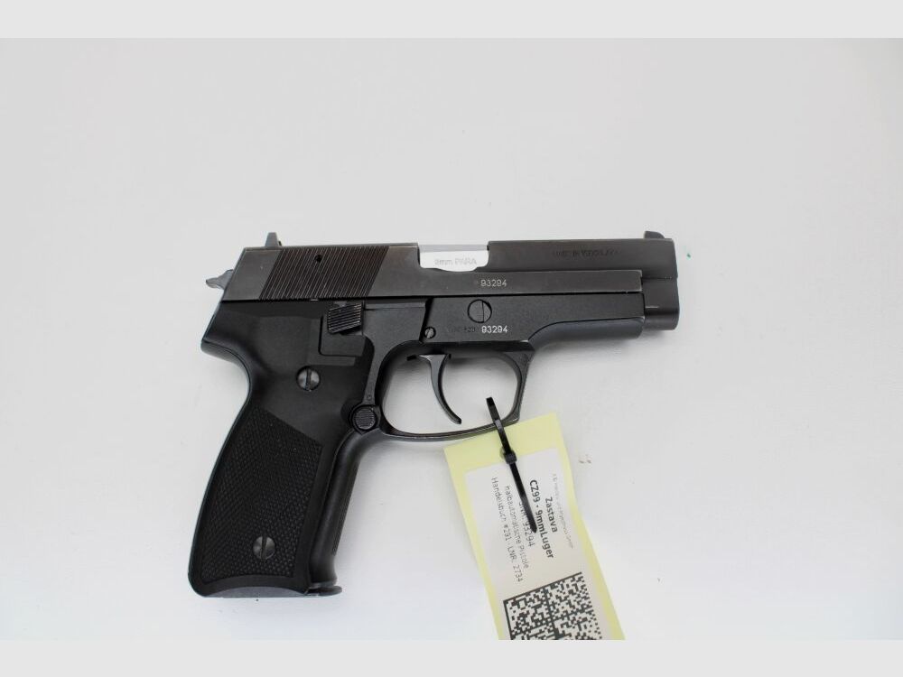 Pistole Zastava CZ99 mit Sickinger Holster und Anleitung 9mmLuger
