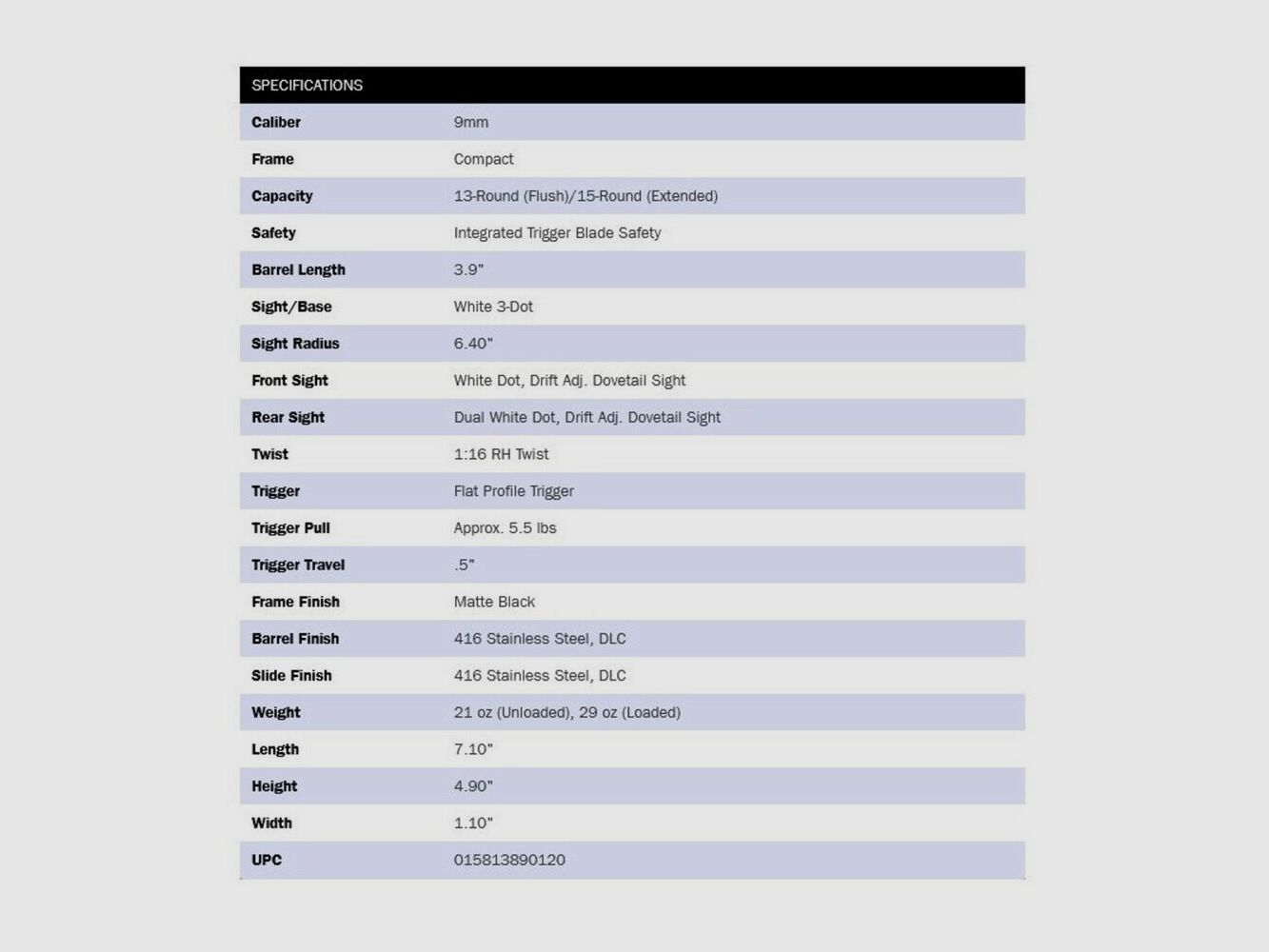 Mossberg MC2c Black 3,9" (9 Zoll) 9mmLuger