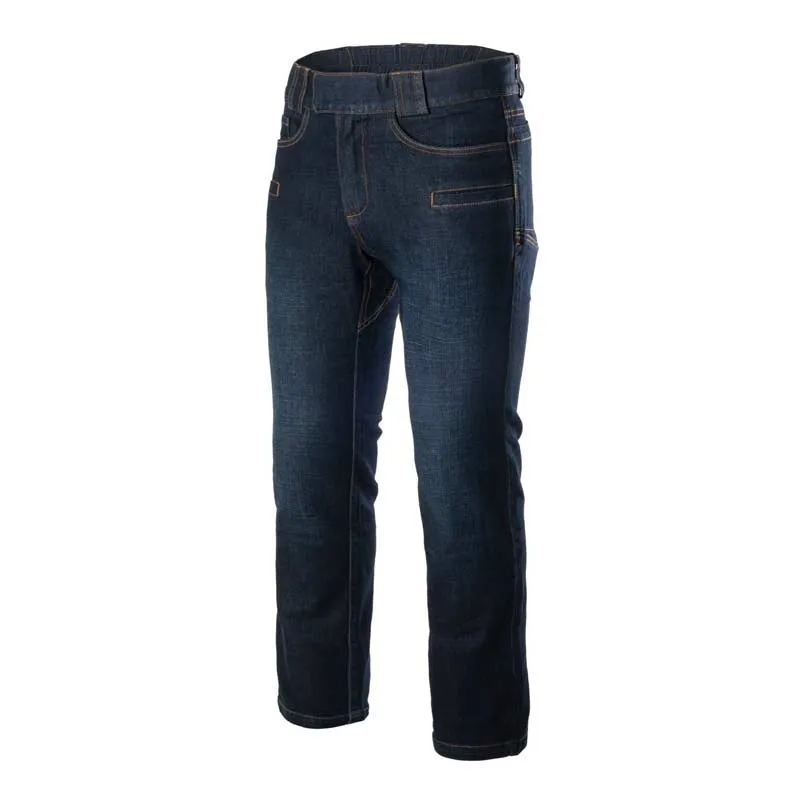 Helikon-Tex – Men's GREYMAN TACTICAL JEANS Slim trousers in Denim Mid – Dark Blue, image 1 of 7