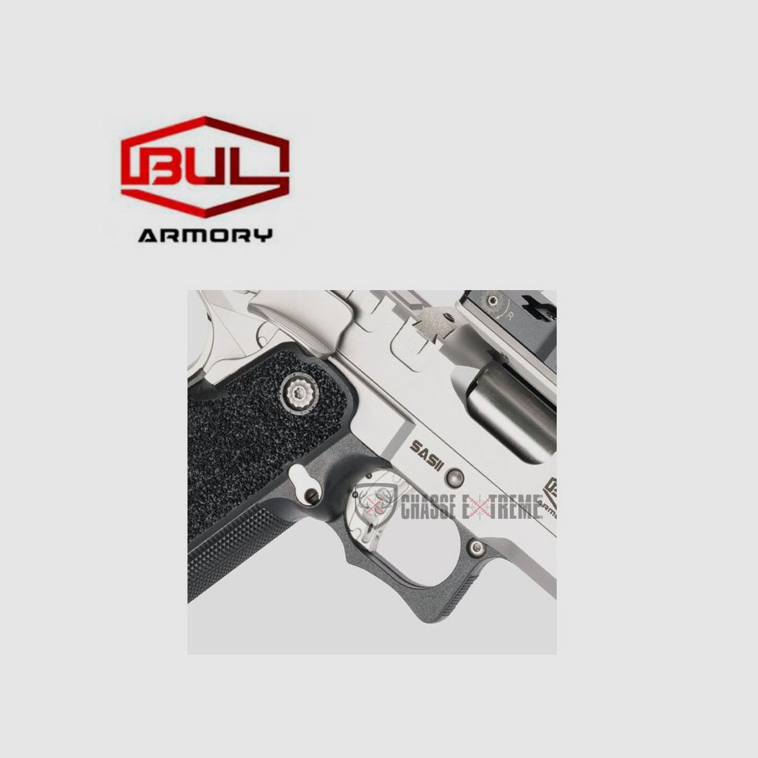 Pistola BUL SAS II UR Argento Cal. 38 Super Auto, immagine 4 di 5