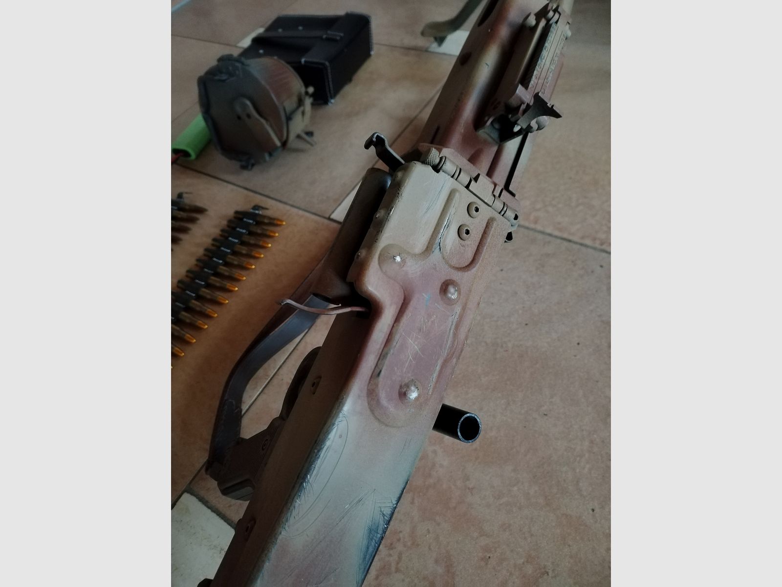 Airsoft MG42 custom Normandy Tarnanstrich AEG WW2