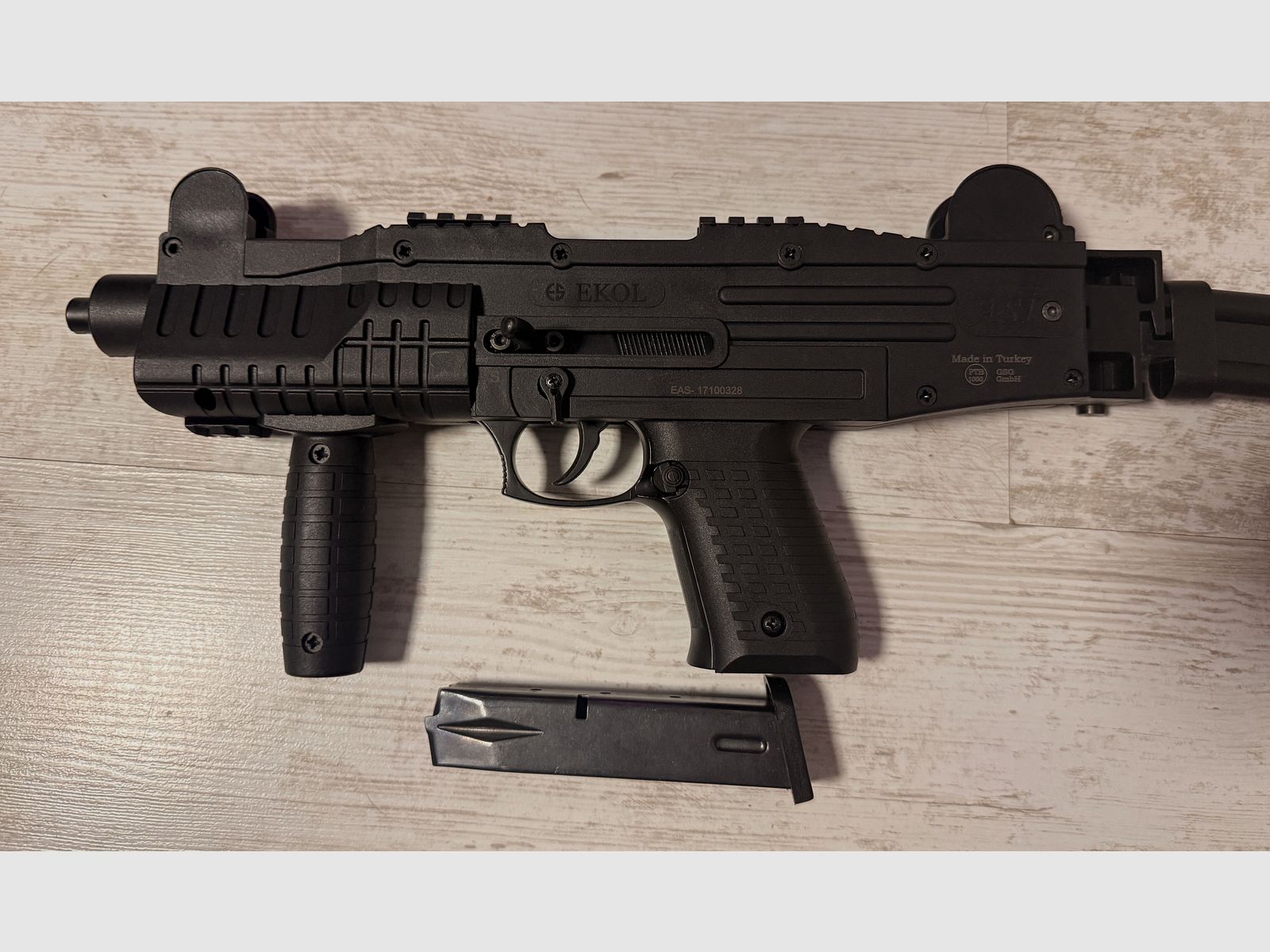 Verkaufsanzeige – Ekol ASI Schreckschusspistole (PTB 1000, deutsche Version)