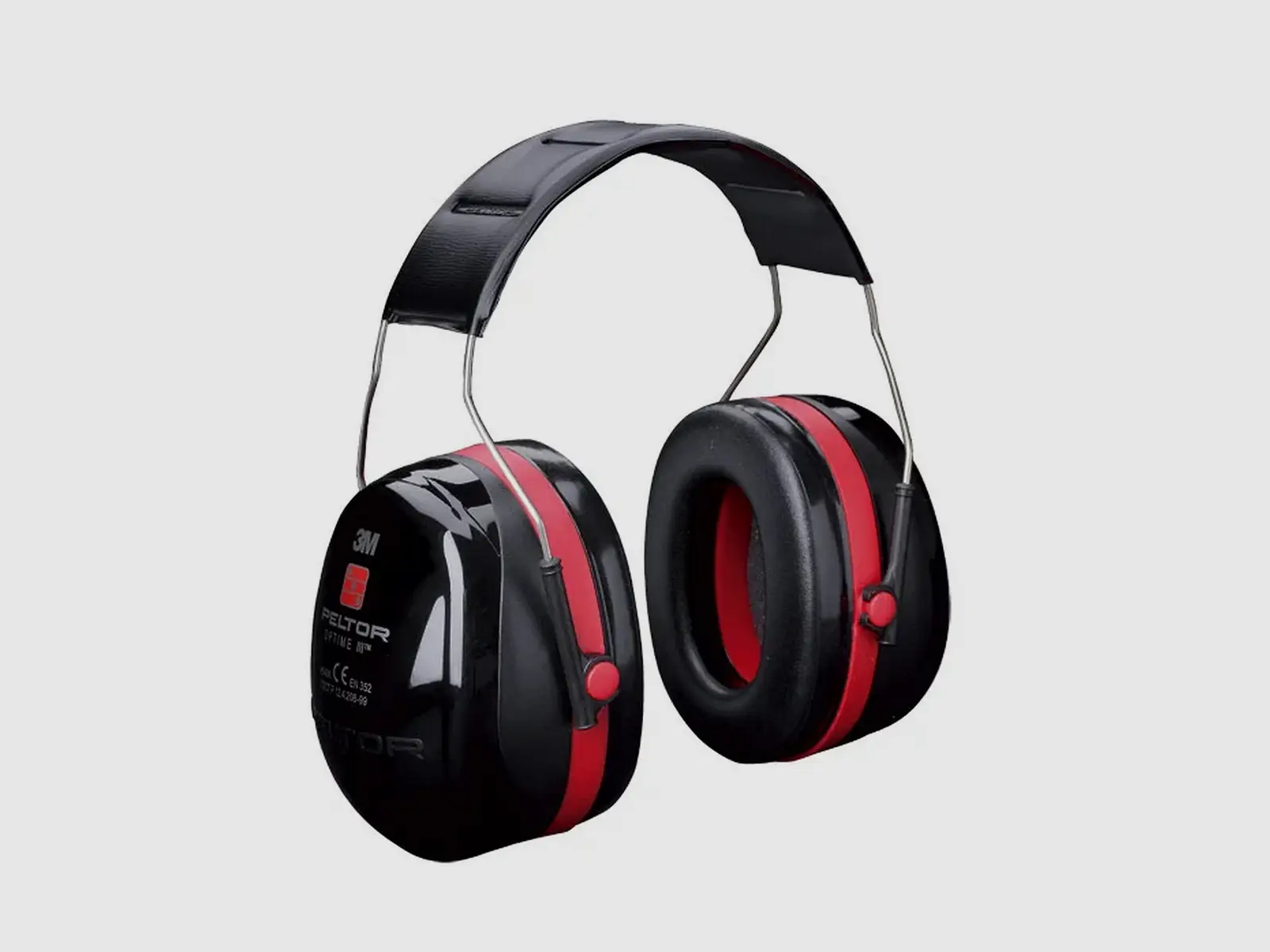 3M Peltor Optime III Kapselgehörschützer schwarz/rot