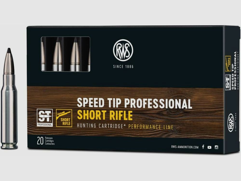 RWS S-Tip Pro SRF 10,7g/165grs, 20 .308Win; .308 7,62x51mm