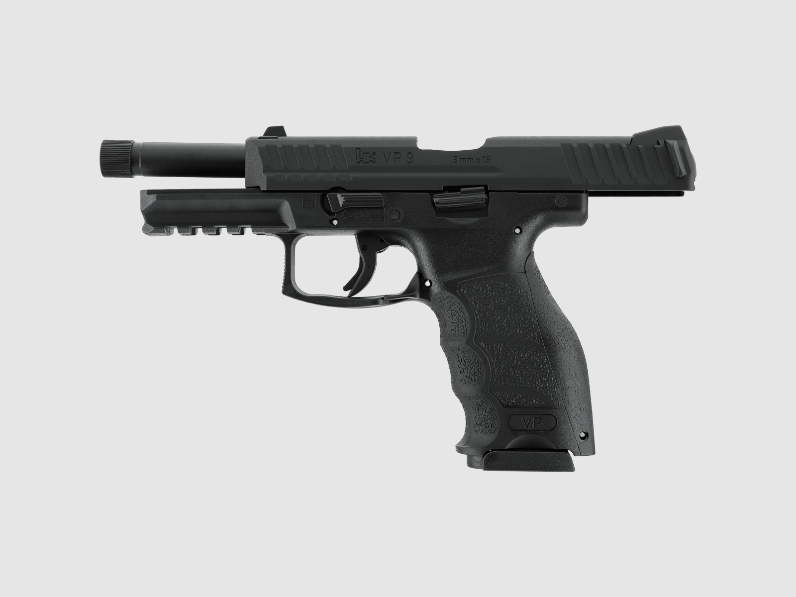 H&K VP9 Versione Metallica Tattica GBB Airsoft Nera -F-, immagine 4 di 5