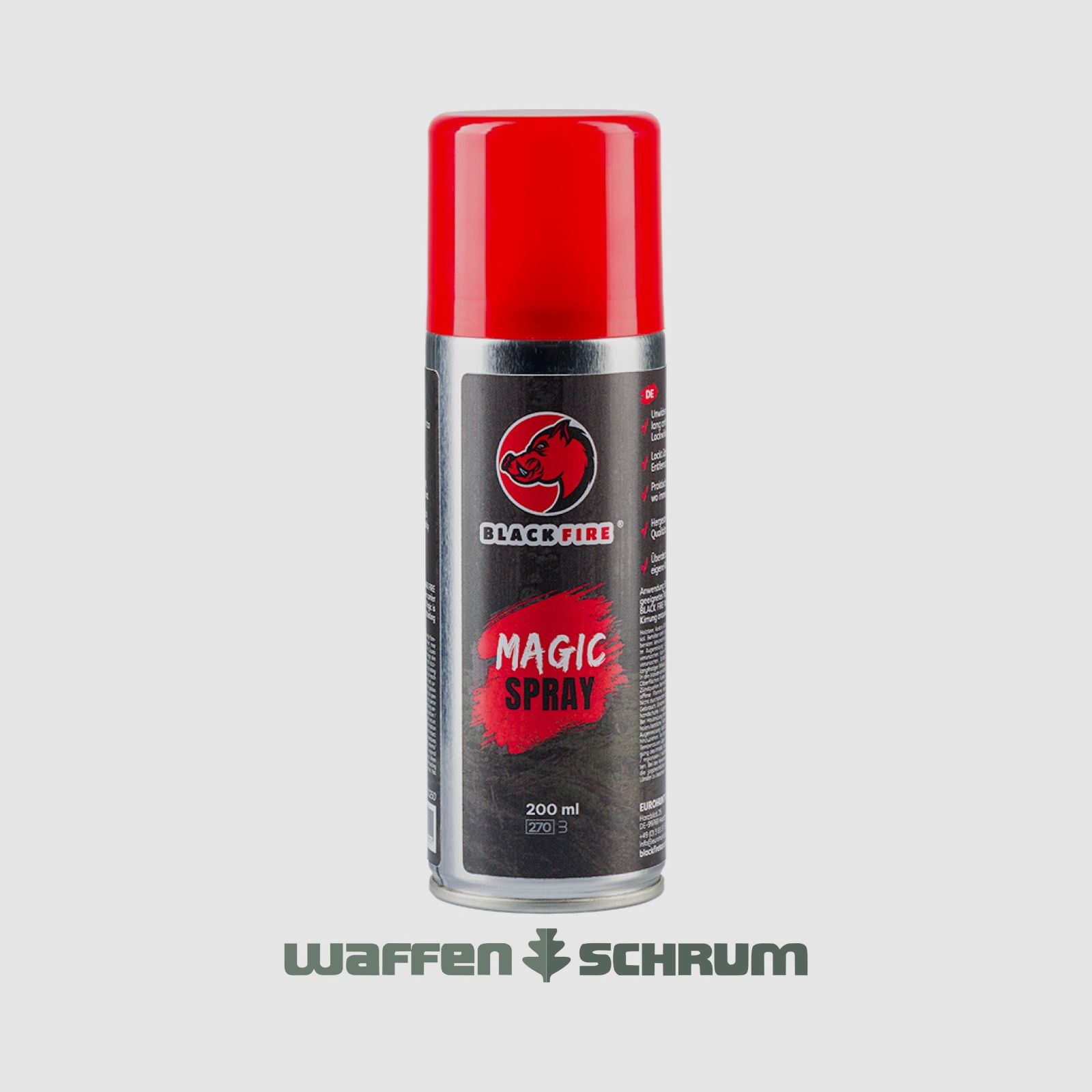 Black Fire Magic Spray Lockmittel für Schalenwild 200ml