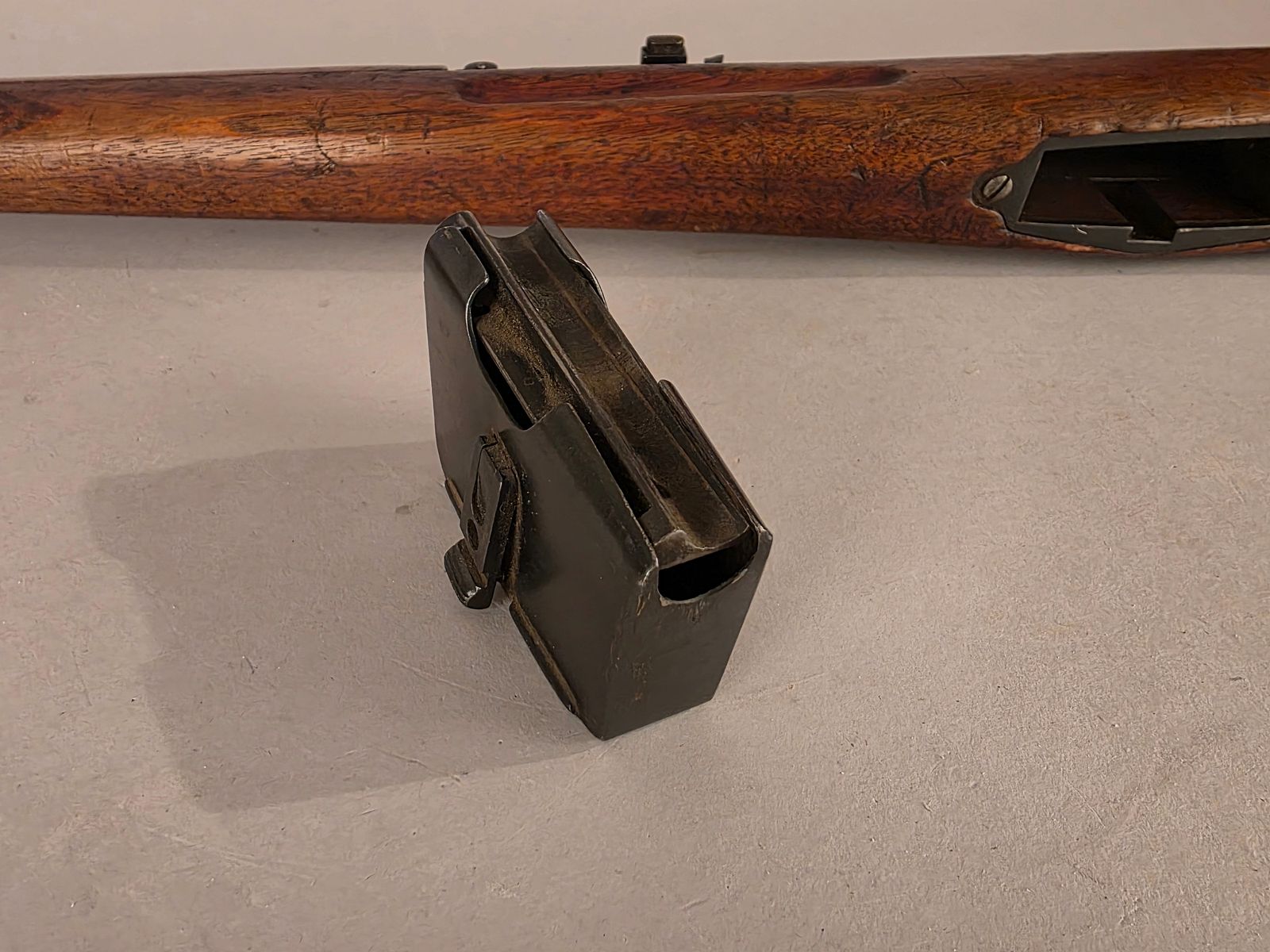 ORIGINAL 6-Schuss Magazin Schweizer Ordonnanzkarabiner Schmidt Rubin K31