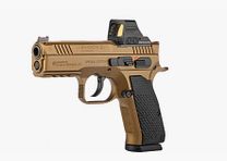 CZ mit Holosun HE508T Red-Dot CZ Pistole Shadow 2 Compact Deep Bronze OR