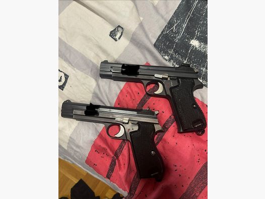 SIG P210-2 9mm with two magazines and original leather holster