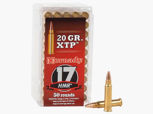 .17 HMR Hornady XTP, 20grs.