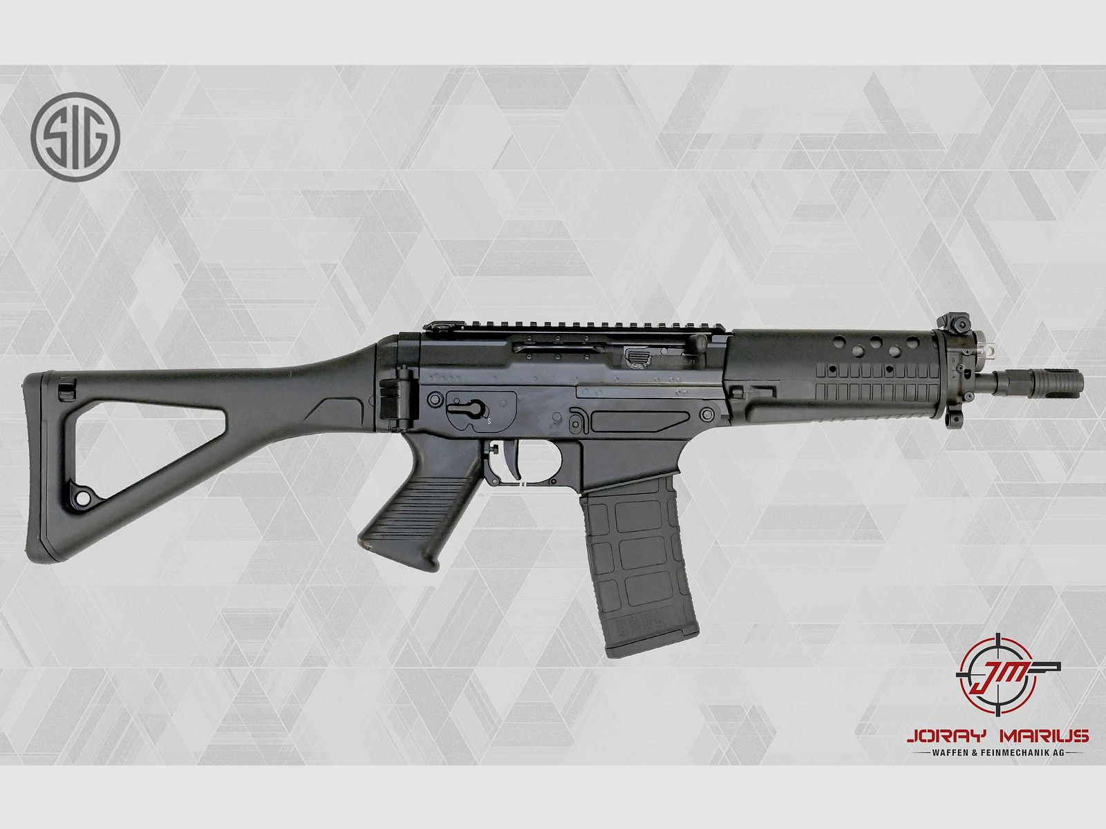 SIG SG553-1 SB US Rail Rotex Halbautomat 5.56 NATO